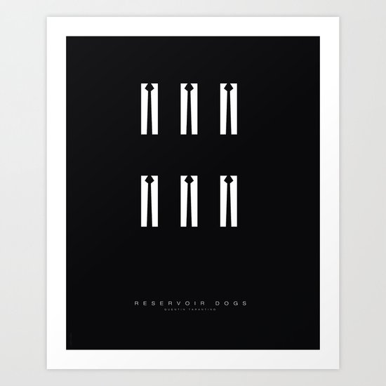 Minimal - Reservoir dogs Art Print