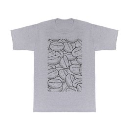 Cofee Beans Aroma Pattern T Shirt