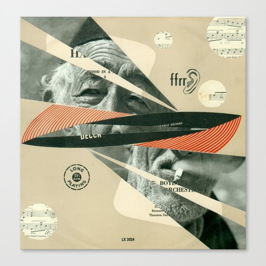 Smoke Symphony Canvas Print