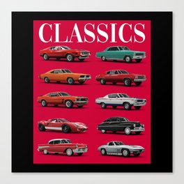 Classics Cars Canvas Print