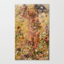 The Four Seasons, Spring by Leon Frederic Canvas Print