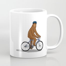 Bigfoot on a Bike Coffee Mug