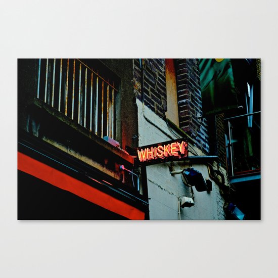 Back Alley Whiskey Canvas Print