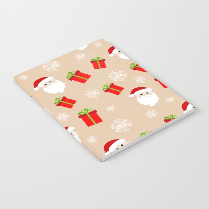Santa Christmas pattern Notebook