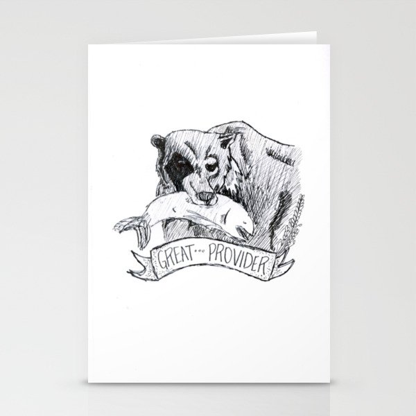 Great Provider Bear Stationery Cards