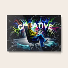Struggling Artist Metal Print