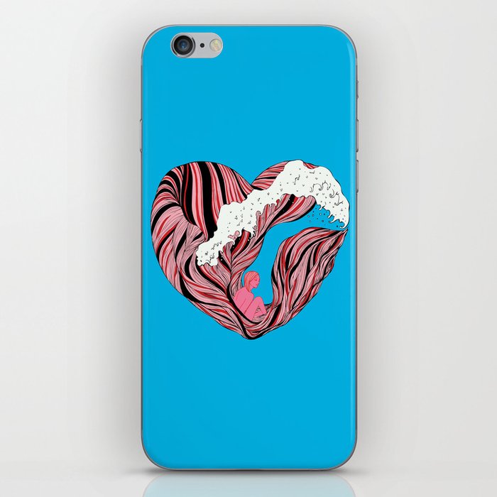 Ocean Heart iPhone Skin