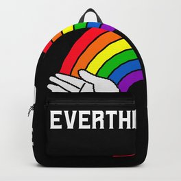 Everything is fine passive aggressive T-shirt Backpack