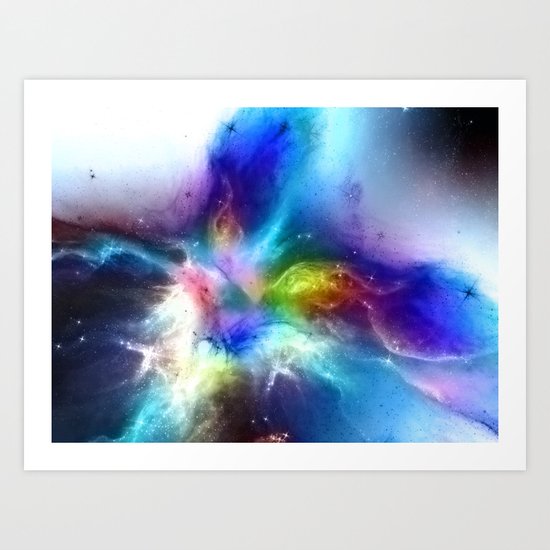 θ Atlas Art Print