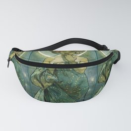 Alphonse Mucha "The Moon and the Stars Series: The Moon" Fanny Pack