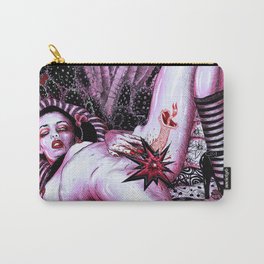 Ultraviolet Serpentine Carry-All Pouch | Cacti, Surreal, Stockings, Red, Snake, Skull, Gun, Sexy, Thunder, Pink 