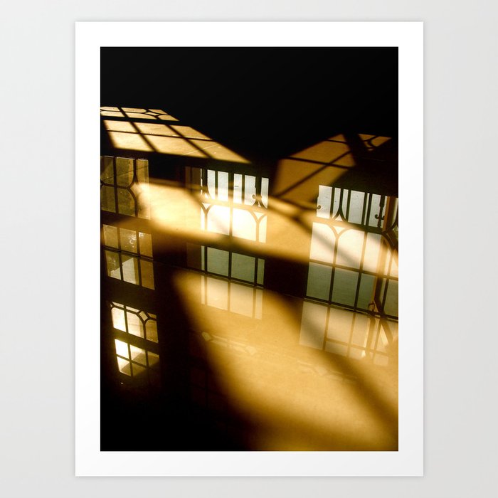 REFLECTIONS IN YELLOW Art Print
