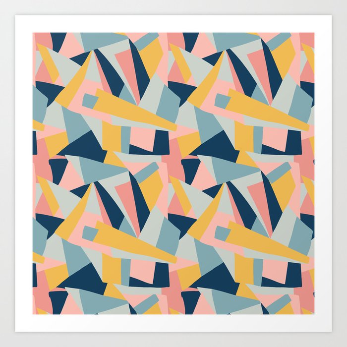 geometric shape collage