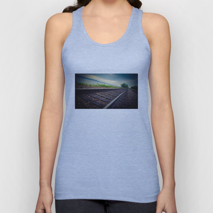 Tracks By the Lake Tank Top