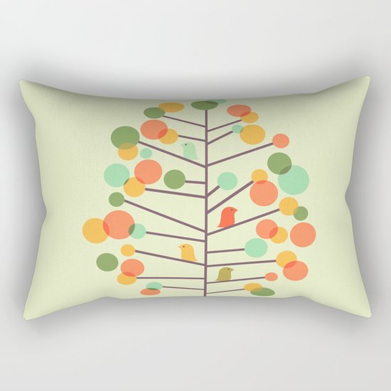 Happy Tree - Tweet Tweet Rectangular Pillow