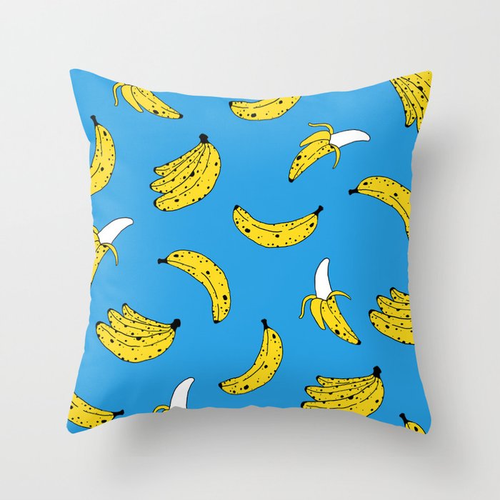 Banana Pattern Throw Pillow