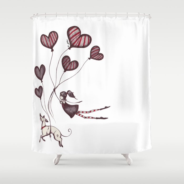 Spreading Love pt.2 Shower Curtain