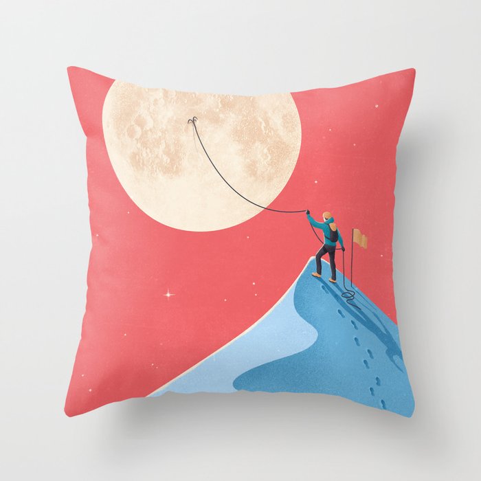 Moon Throw Pillow