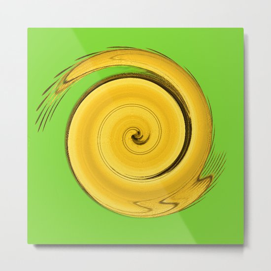 Tiger twirl Metal Print
