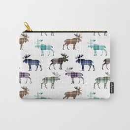 Plaid Moose III Carry-All Pouch