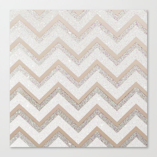 NUDE CHEVRON Canvas Print