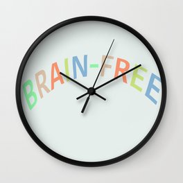 Brain-Free Wall Clock