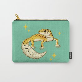 Sparkly Leopard Gecko Carry-All Pouch