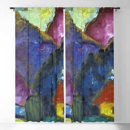 Small Landscape with Telegraph Masts" 1012 Blackout Curtain