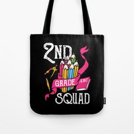 2nd Grade Squad Student Back To School Tote Bag