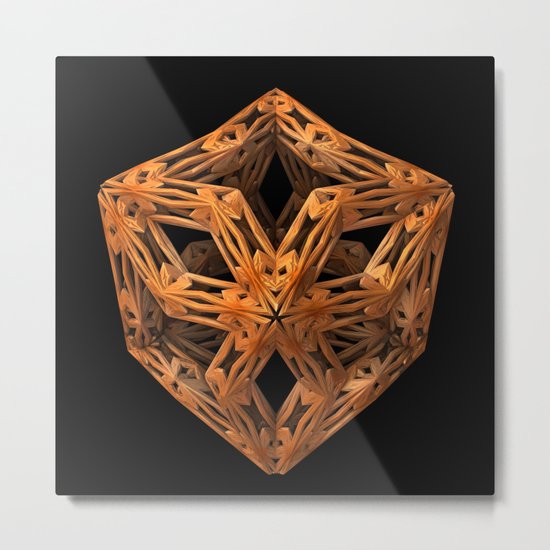 The Wood Carver Metal Print