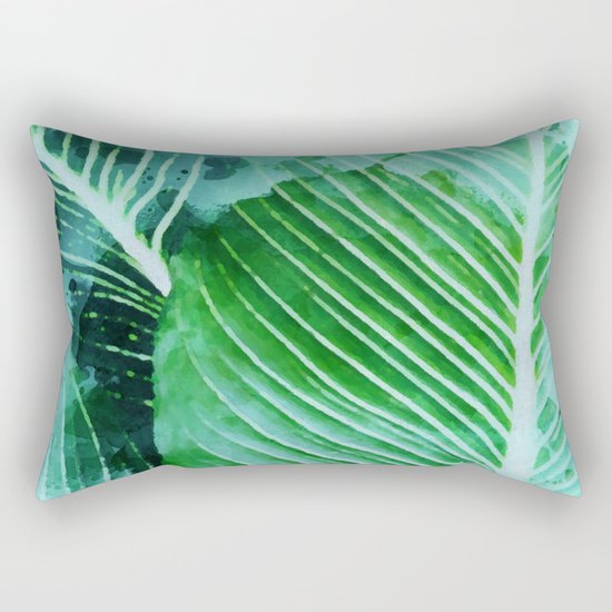 Rearranged Beauty Rectangular Pillow