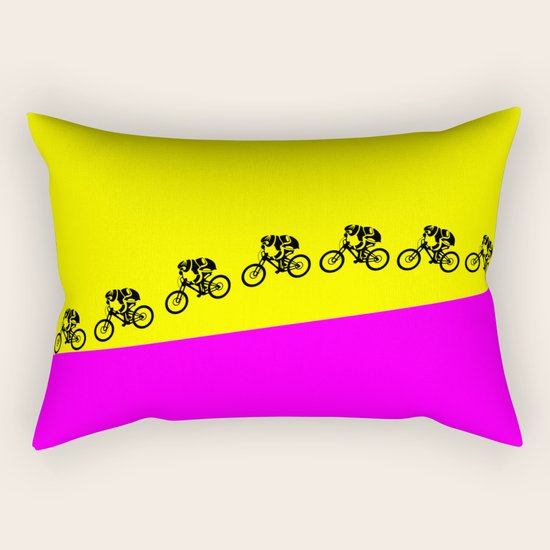 Mountain Bike Rectangular Pillow