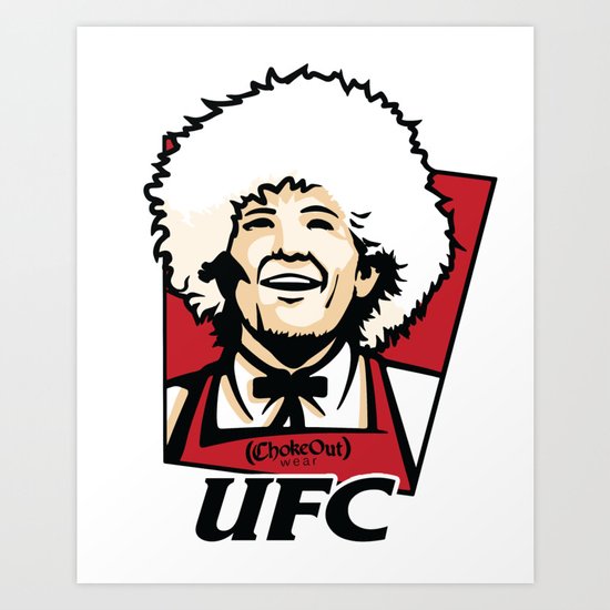 Ufc Kfc Khabib Nurmagomedov Art Print By Albertobravo Society6