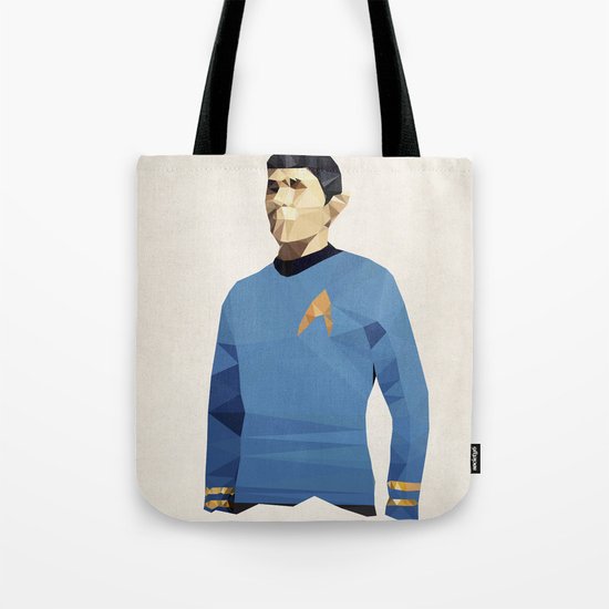 Polygon Heroes - Spock Tote Bag