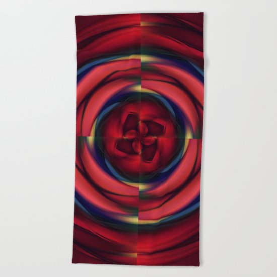 War of the Roses Beach Towel