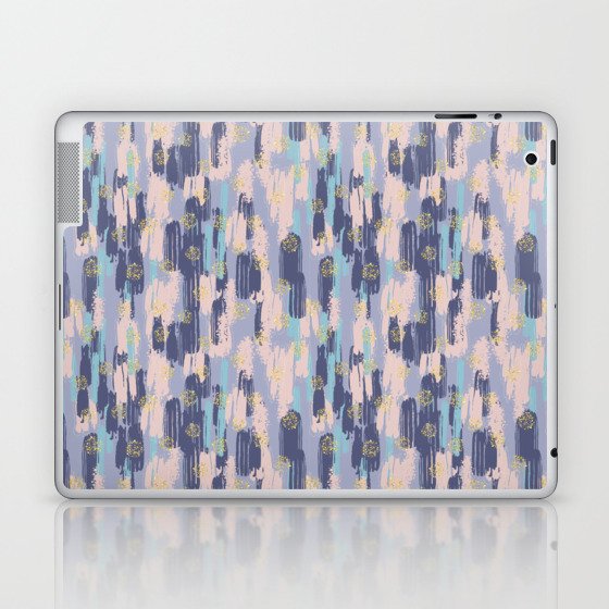 Abstract Brush Pattern Laptop & iPad Skin