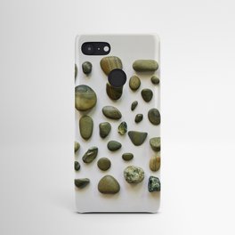 Beach Stones: The Greens 2 (Lapidary; Found Objects) Android Case