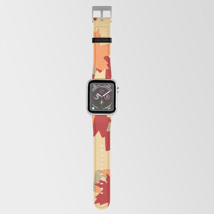 Maple Leaf pattern (Autumn colours) Apple Watch Band