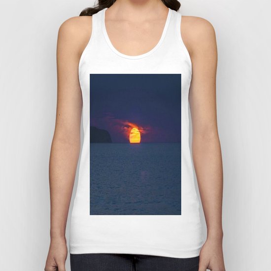 Moonlight on the Ocean Unisex Tank Top