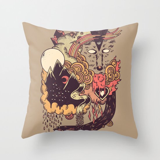 Leader of the Pack Throw Pillow