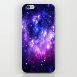 Purple Blue Galaxy Nebula iPhone Skin | Nebula, Space, Sci-Fi, Magical, Cosmic, 2Sweet4Wordsdesigns, Stars, Digital, Galaxy, Outerspace 