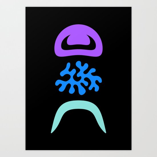 Eye Blob Enn Art Print