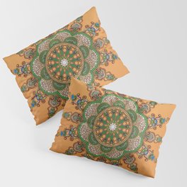 African Ankara Sunrise Pillow Sham