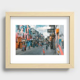 Temple Bar, Dublin, Ireland Recessed Framed Print