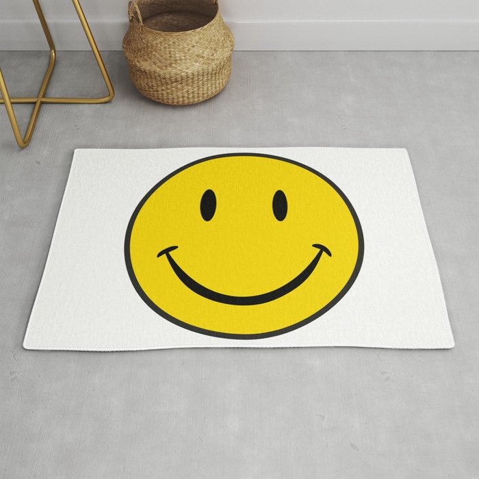 Smiley Happy Face Rug By Karen Owens Society6