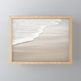 By the beach | Sea life | Minimalistic Photography  Framed Mini Art Print