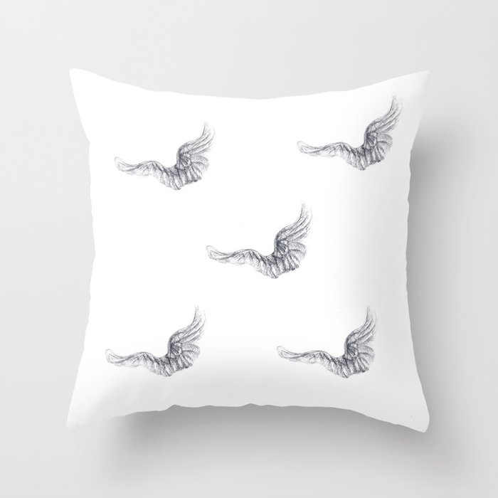 Wings Throw Pillow