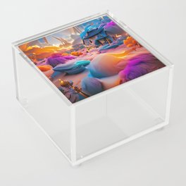 House and colors Acrylic Box