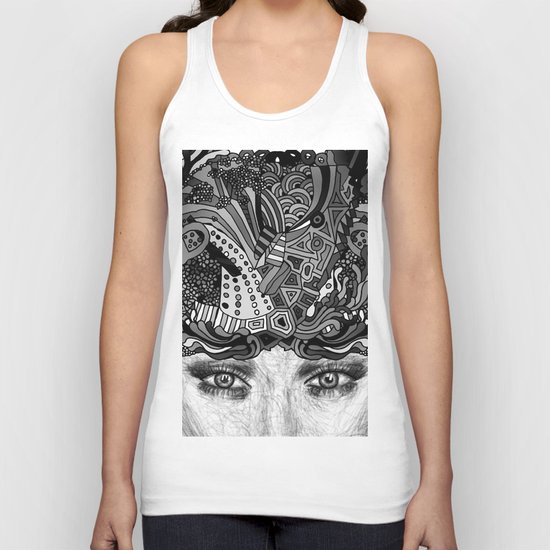 Courage Monotone Unisex Tank Top