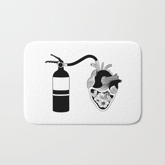 Good Heart, Bad Temper Bath Mat